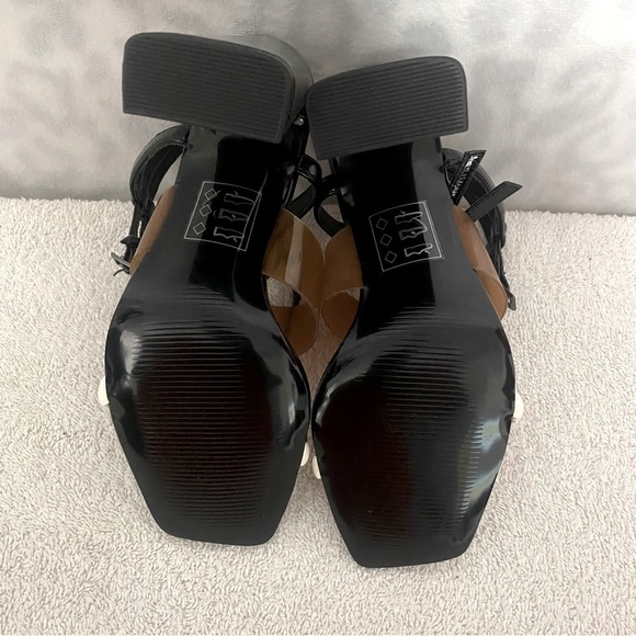 ASOS DESIGN Women’s Native Triple Strap Block Heeled Sandals Size UK 3/US 5 NWOT - Picture 6 of 10